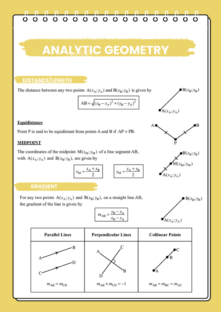 9 - Matric Math Prep (Paper 1): Analytical Geometry 1 11